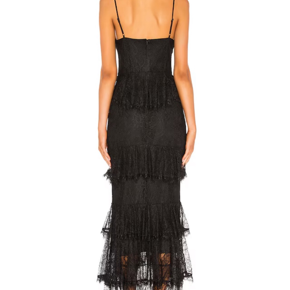 MAJORELLE Black Strapless Lace Dress - Picture 2 of 5
